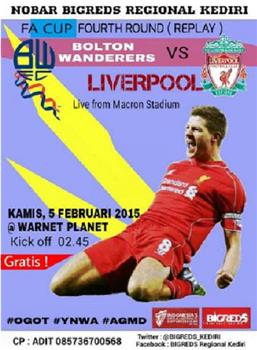 FA Cup 4th round deciders Bolton Wanderers vs Liverpool FC观看